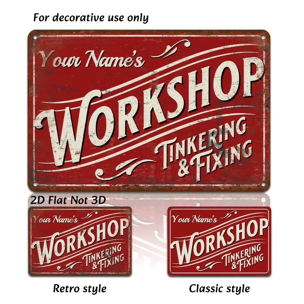 Home Bar Cafe - Customized Metal Sign Only Decor Vintage