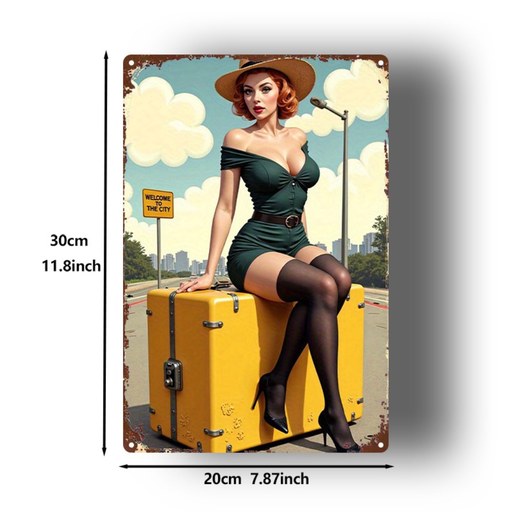 Vintage Beauty with Suitcase M - đánh giá và giá Home Bar And Kitchen