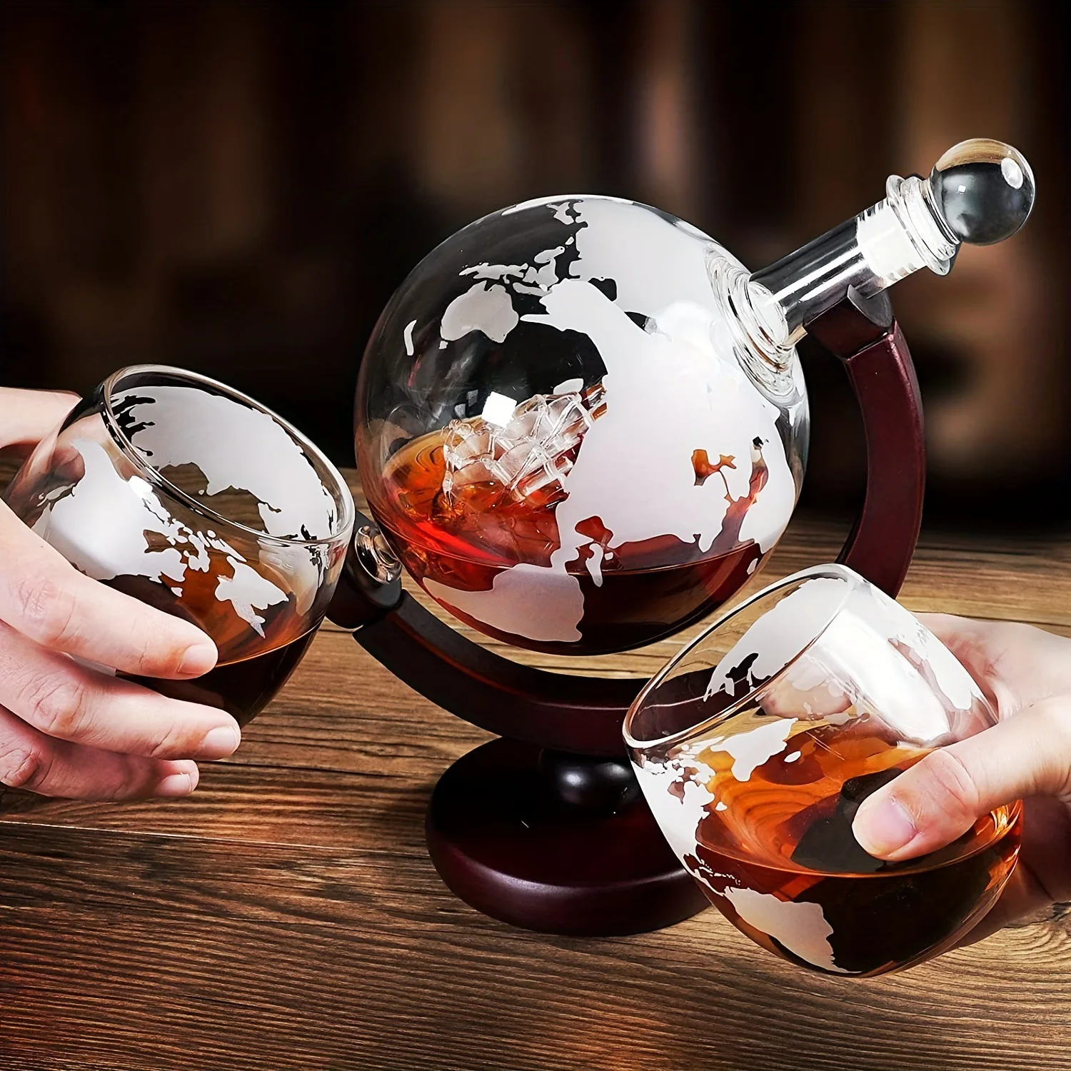 850ml Whiskey Globe Decanter S - đánh giá và giá Decanter Globe Set