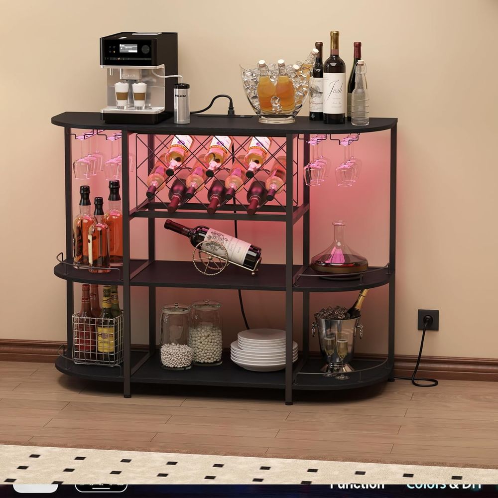 Black 3-Tier Coffee Table with - đánh giá và giá Home Bar And Kitchen