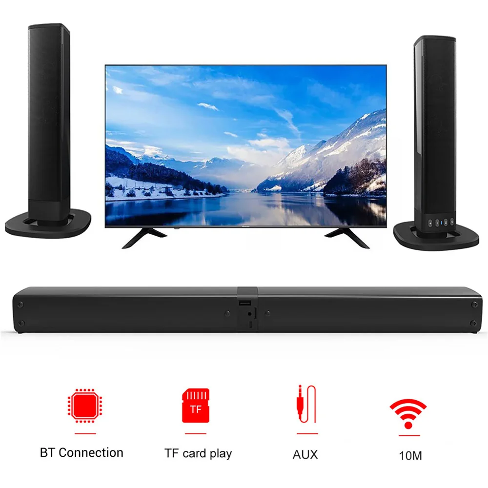 Wireless Bluetooth TV Sound Ba - đánh giá và giá Home Bar And Theater