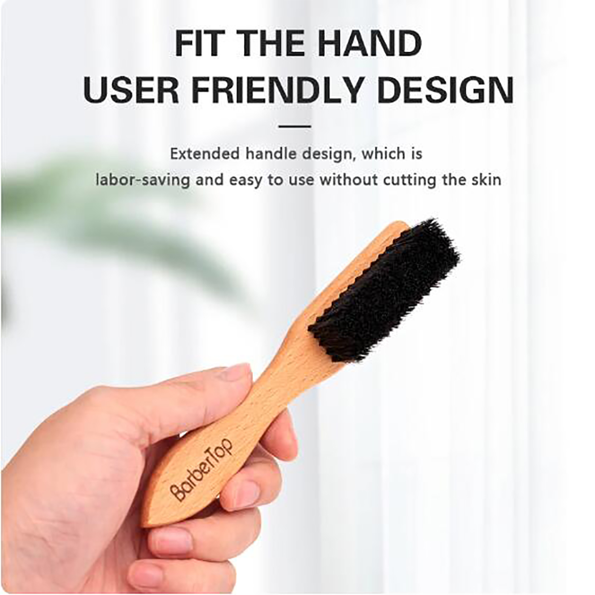 Barbershop Wooden Handle Boar  - đánh giá và giá Home Barbershop