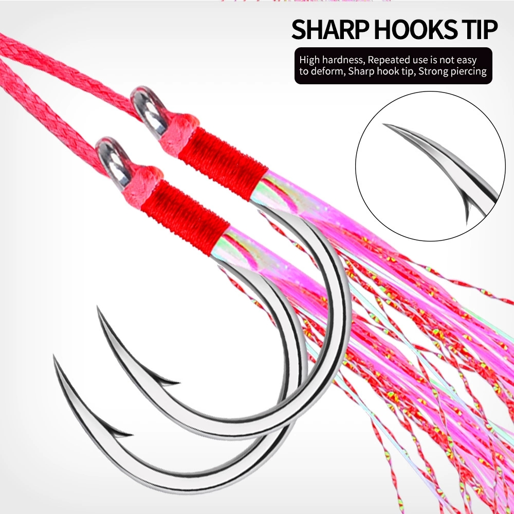 5Pairs Double Barbed Assist Ho - đánh giá và giá Jigger Double Sided