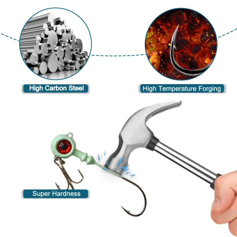 5pcs   Double-Hook Jig Heads,  - đánh giá và giá Jigger Double Sided