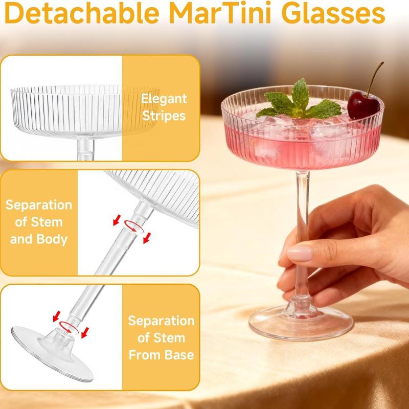 Clear Plastic Martini Dessert  - đánh giá và giá Home Bar Supplies