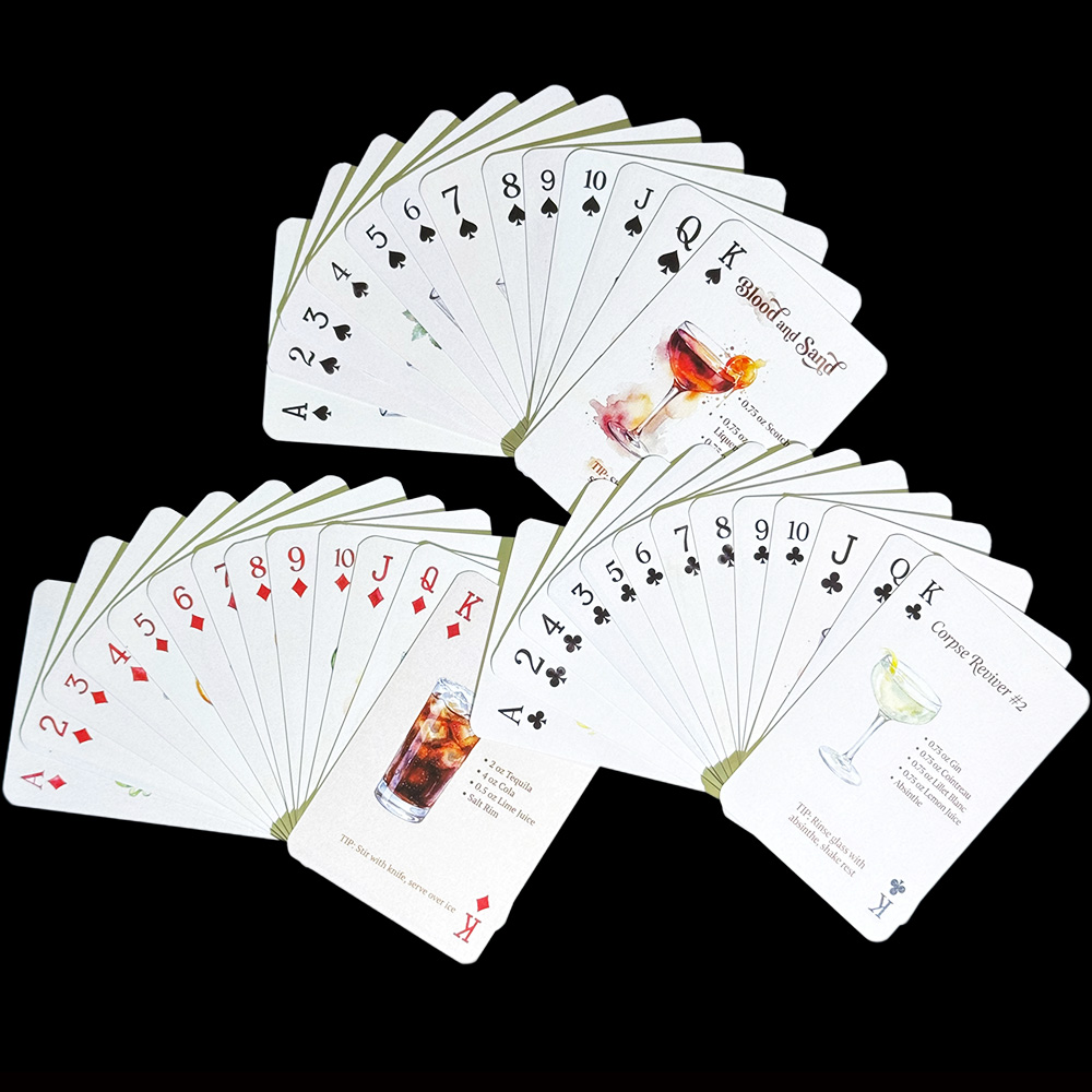 54pcs Cocktail Recipes Playing - đánh giá và giá Cocktail Recipe Book