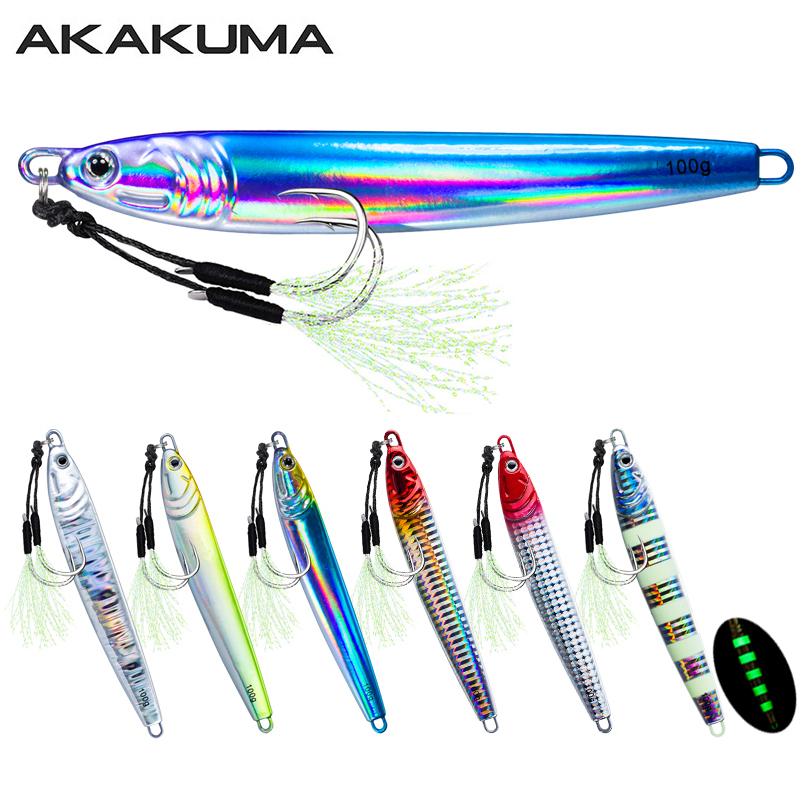 7Pcs 40g 60g 80g 100g Luminous - đánh giá và giá Jigger Double Sided