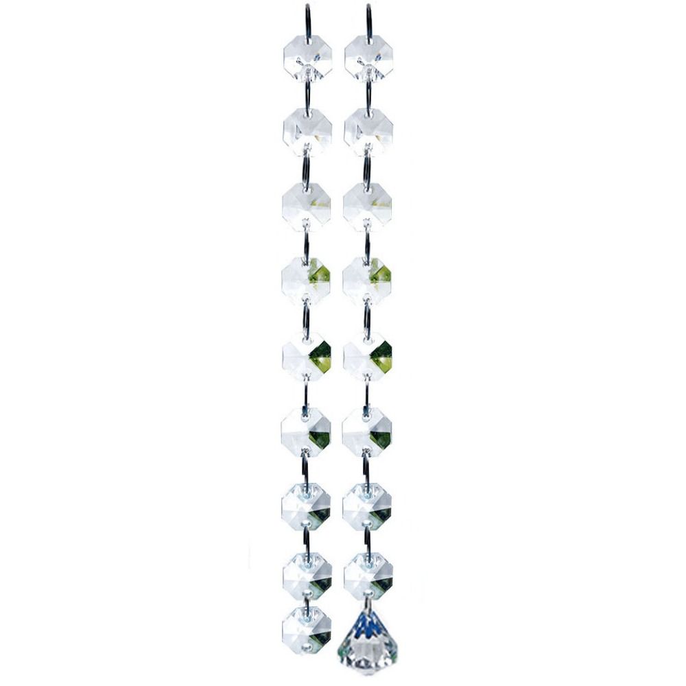 10PCS 100cm Clear Beaded Curta - đánh giá và giá Home Bargains