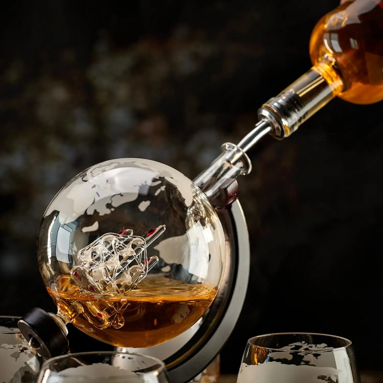 NANCIHUI Creative glass decant - đánh giá và giá Decanter Globe Set