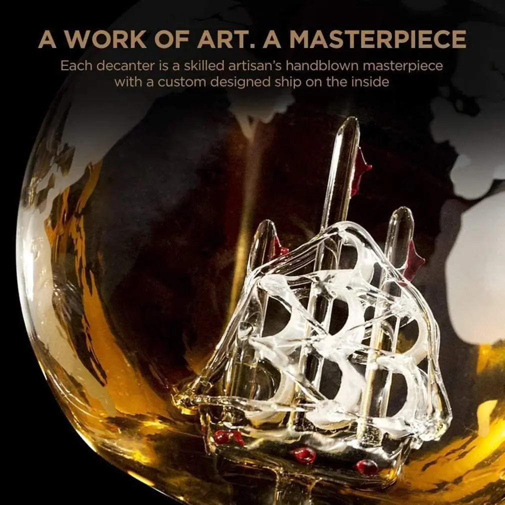 NANCIHUI Creative glass decant - đánh giá và giá Decanter Globe Set