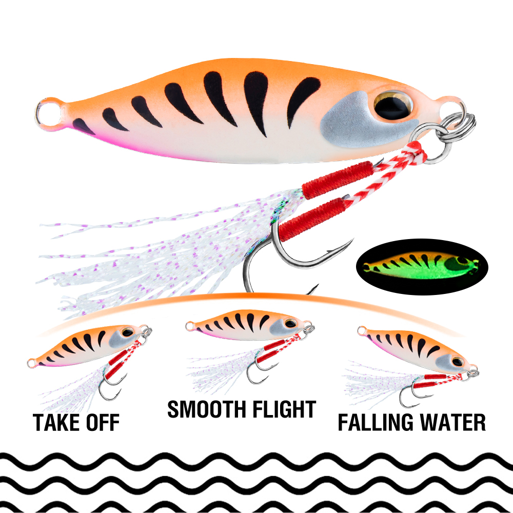 5Pcs Jig Bait 7G/10G/15G/20G S - đánh giá và giá Jigger Double Sided