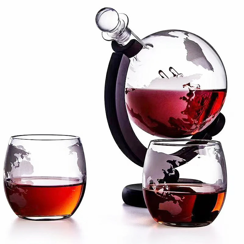 Whisky Kính Bộ Quả Cầu Pha Lê  - đánh giá và giá Decanter Globe Set