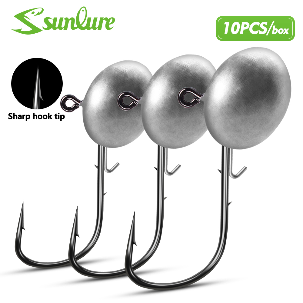 Sunlure 10PCS/Box Oval Lead Ji - đánh giá và giá Jigger Double Sided
