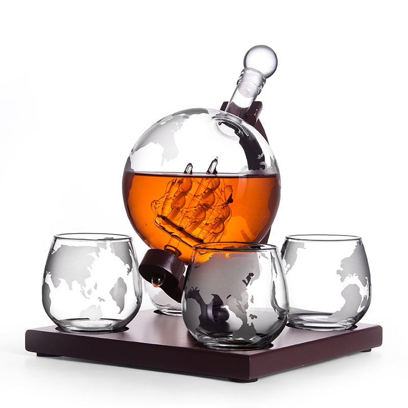 Quả Cầu Bình Đựng Sáng Tạo Kín - đánh giá và giá Decanter Globe Set