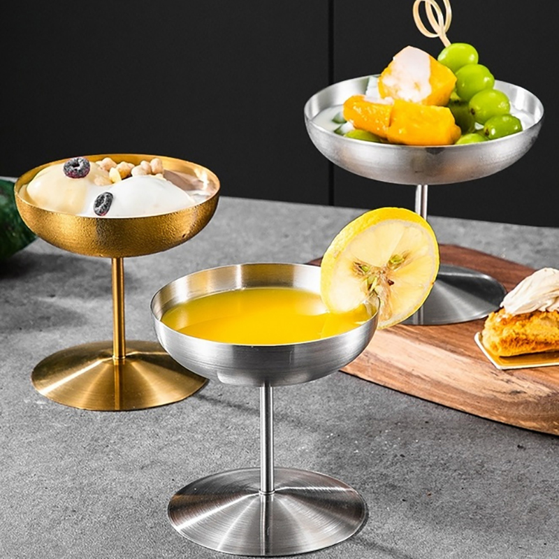 Stainless Steel Ice Cream Cup  - đánh giá và giá Home Bar Supplies