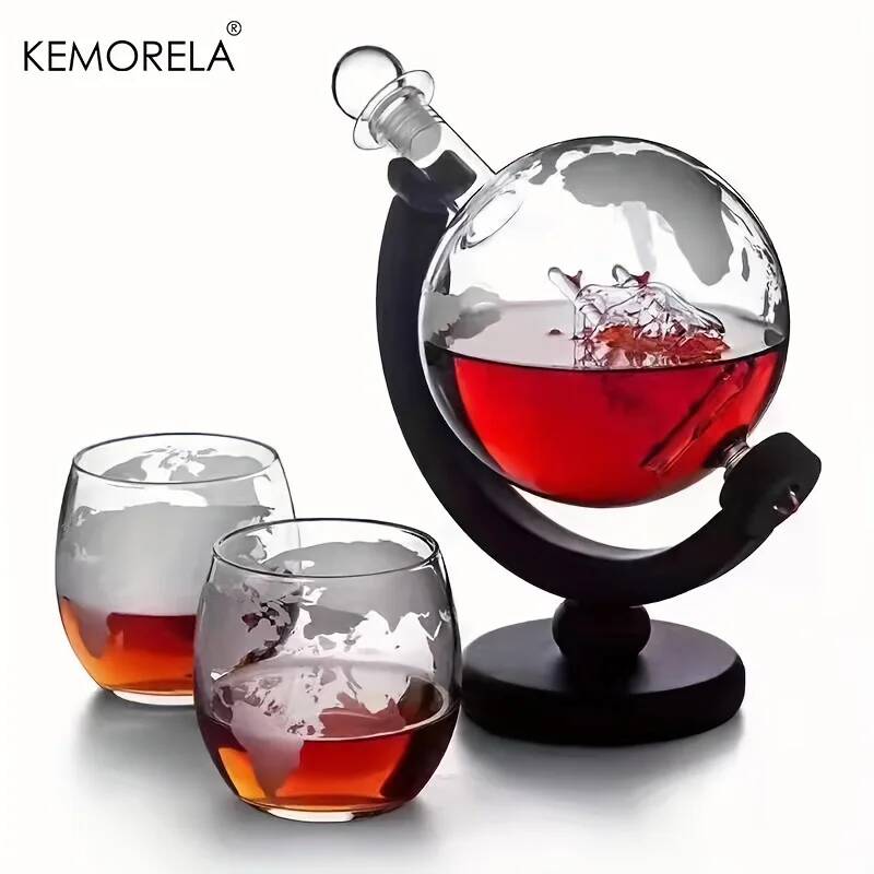 900ML Globe Whiskey Decanter S - đánh giá và giá Decanter Globe Set