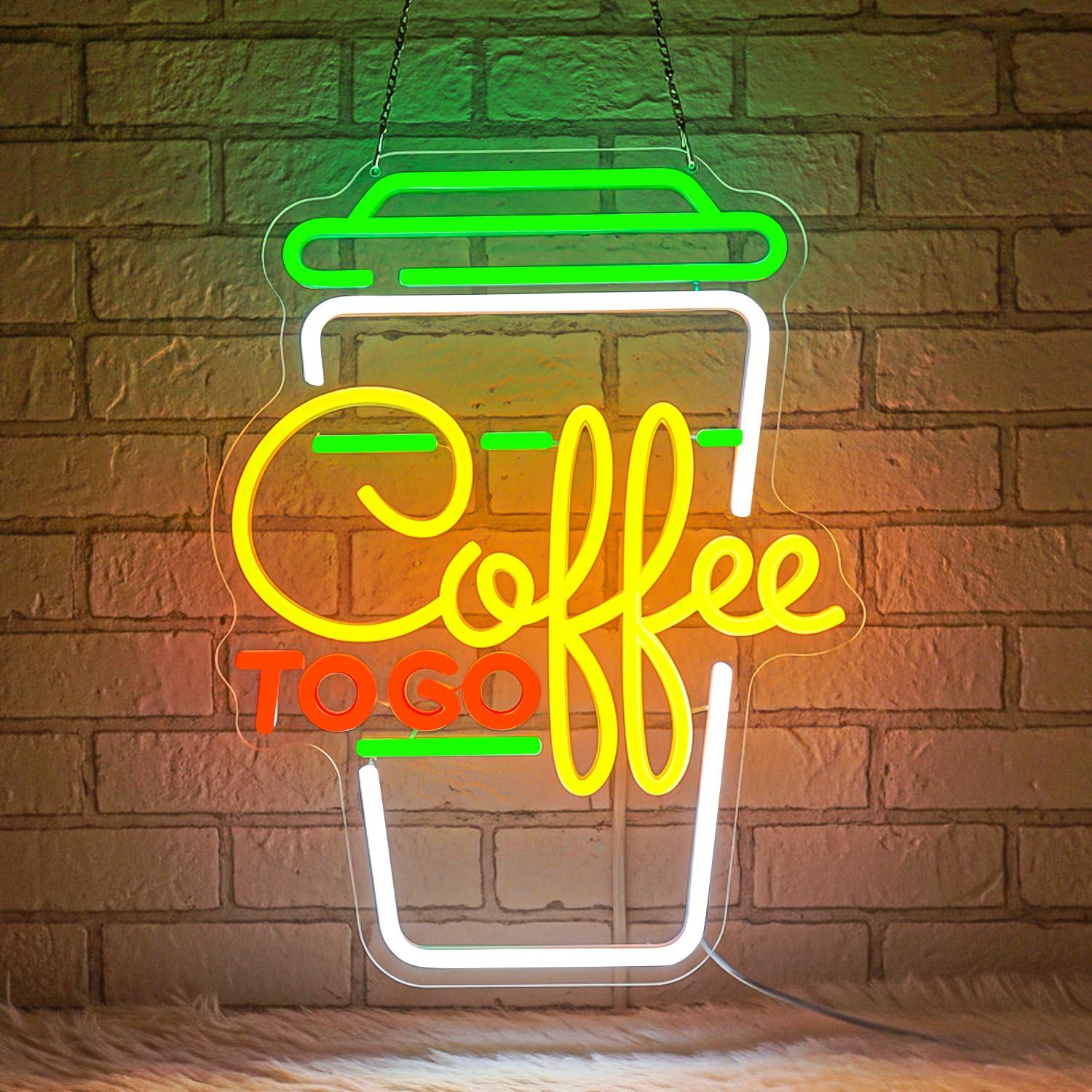 Coffee Neon Sign USB Dimmable  - đánh giá và giá Home Bar And Kitchen