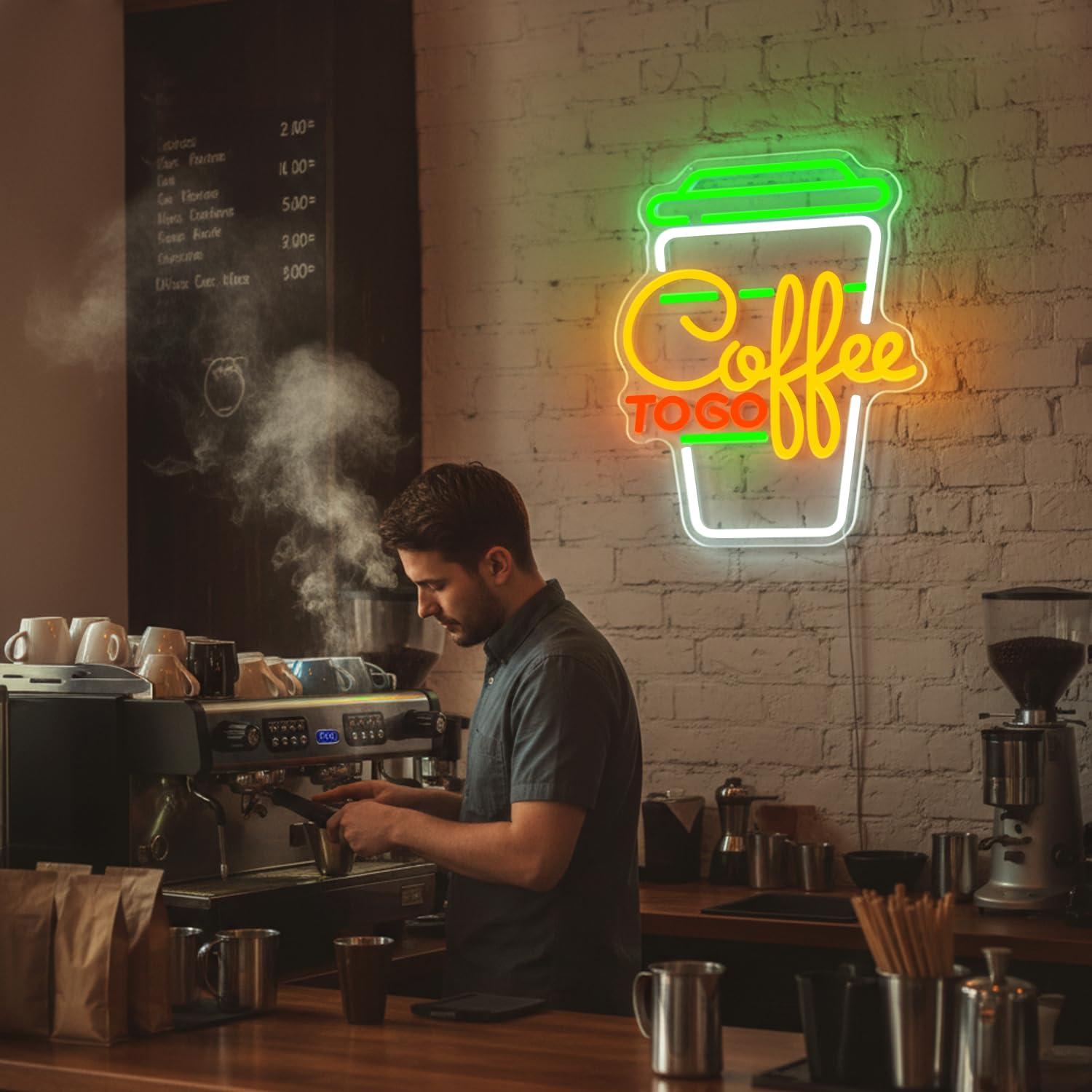 Coffee Neon Sign USB Dimmable  - đánh giá và giá Home Bar And Kitchen