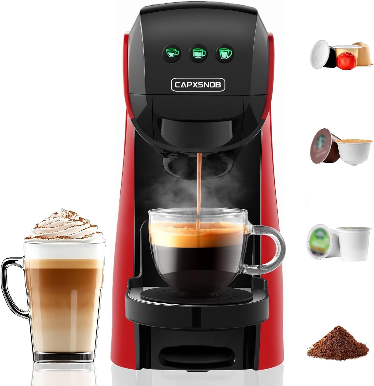 4-in-1 Coffee & Espresso Maker - đánh giá và giá Home Bar And Coffee