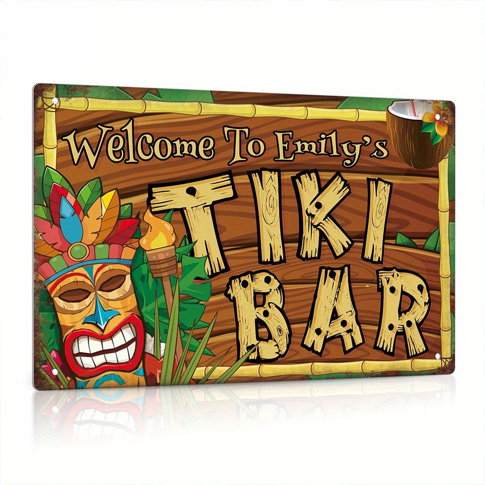 Custom  Decor Tiki Bar Sign, P - đánh giá và giá Home Bar And Kitchen
