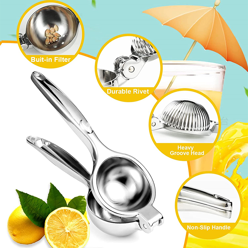 Manual Lemon Squeezer Zinc All - đánh giá và giá Citrus Juicer Bar