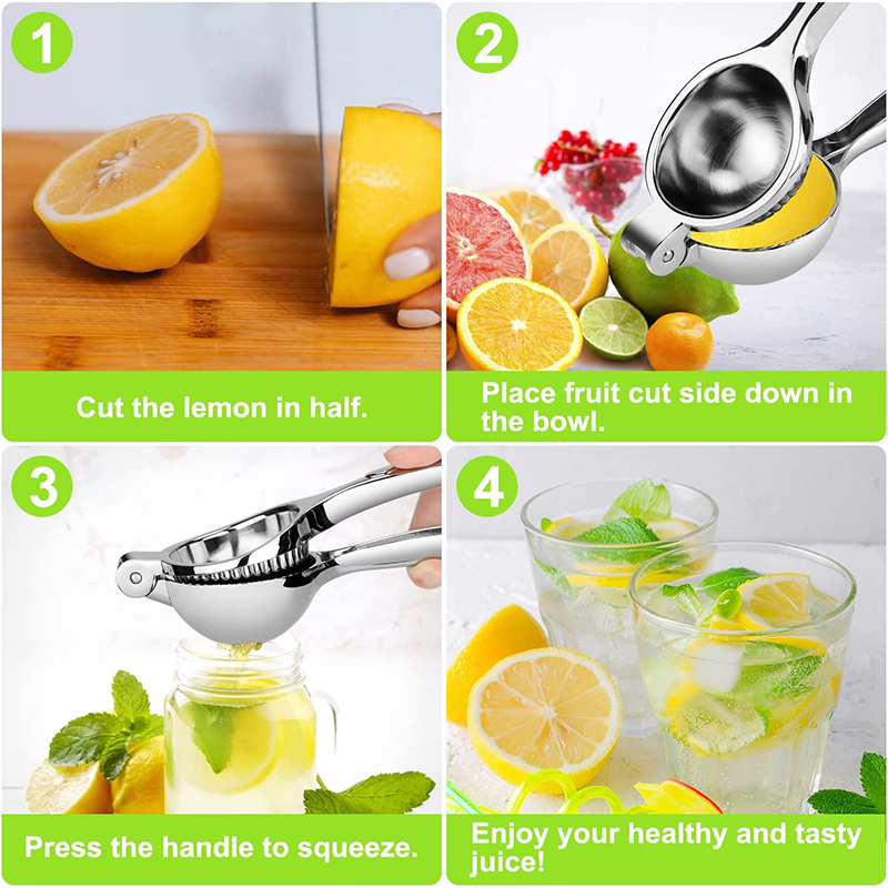 Manual Lemon Squeezer Zinc All - đánh giá và giá Citrus Juicer Bar