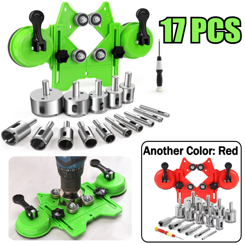 17Pcs Diamond Tile Drill Bits  - đánh giá và giá Jigger Double Sided