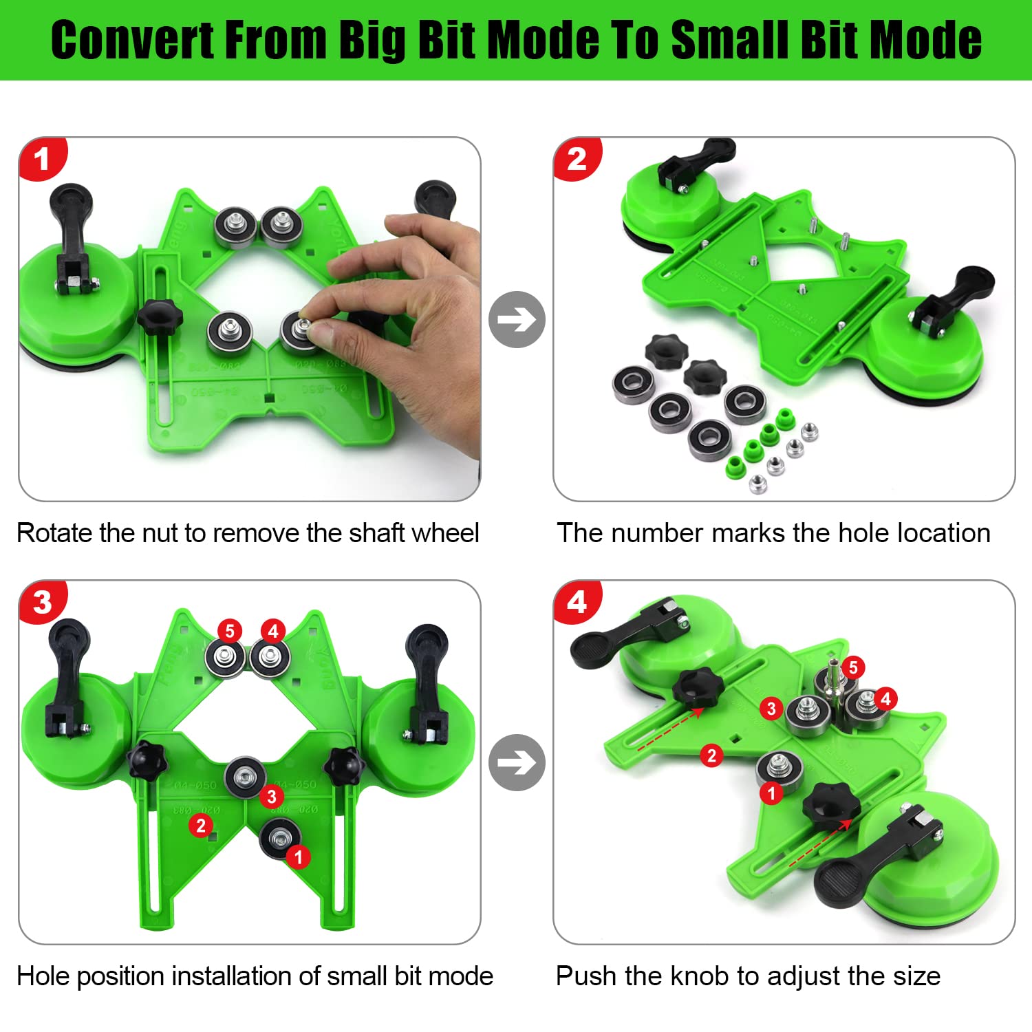 17Pcs Diamond Tile Drill Bits  - đánh giá và giá Jigger Double Sided