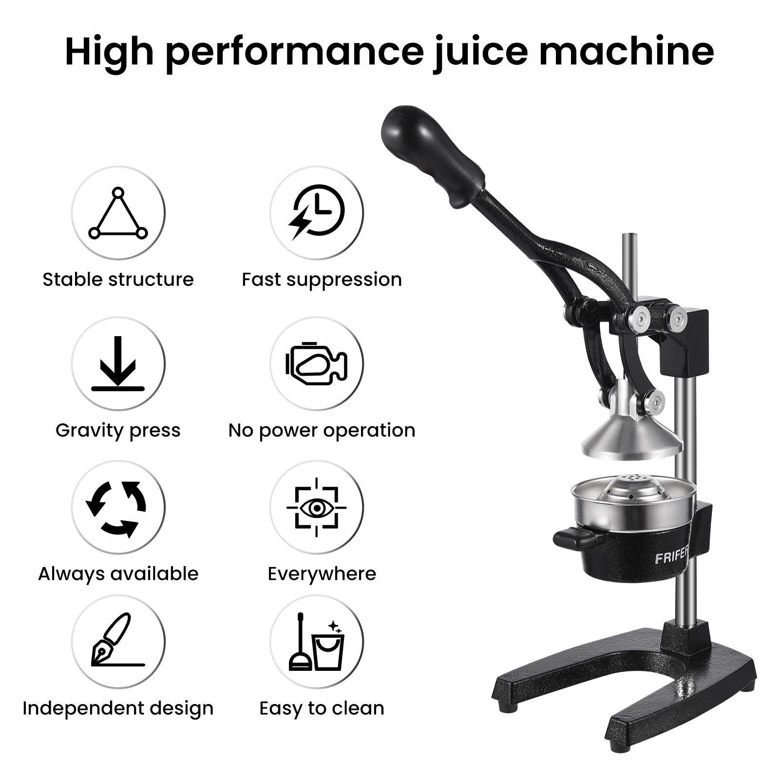 Lightweight stainless steel ma - đánh giá và giá Citrus Juicer Bar