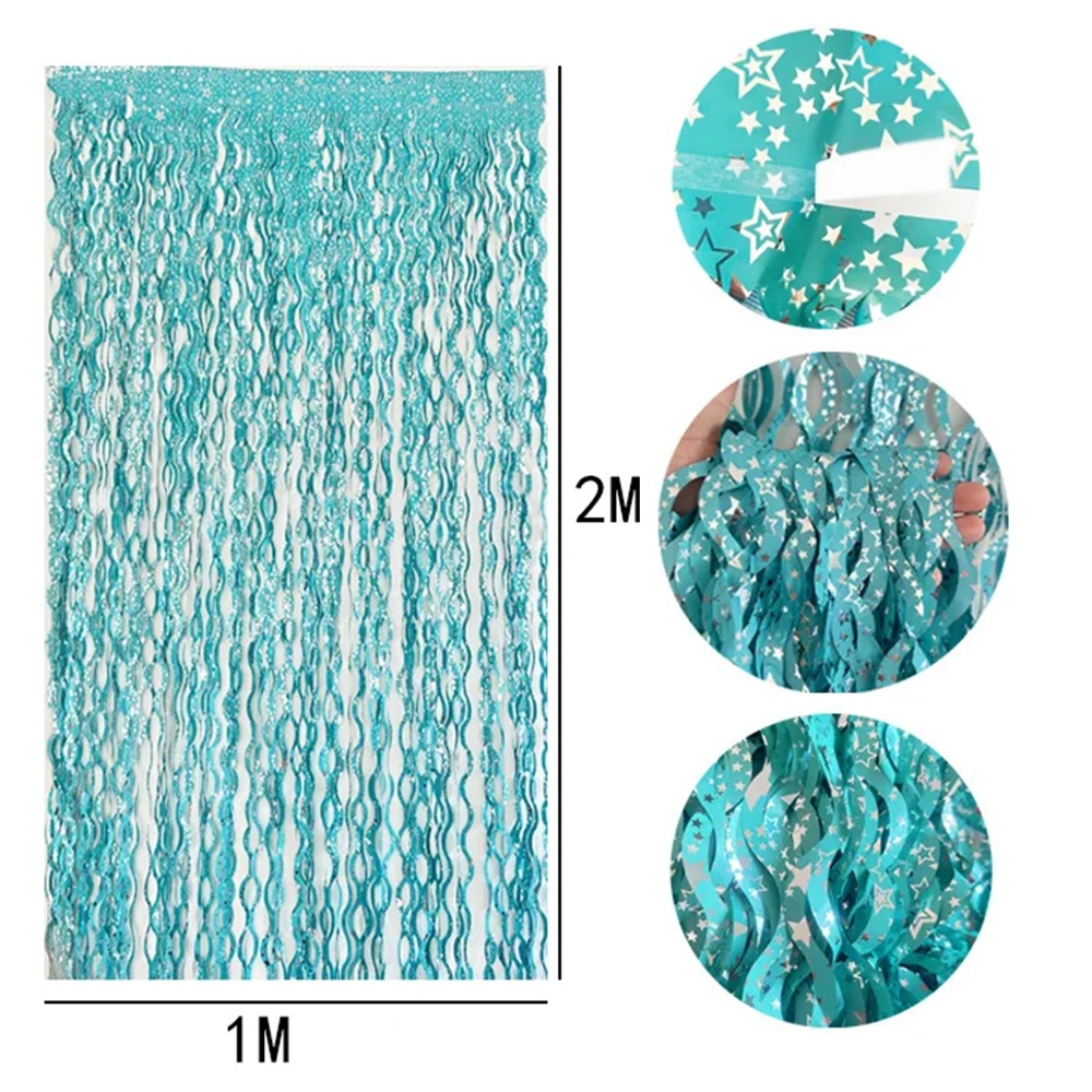 2Packs Teal Blue Pink Foil Cur - đánh giá và giá Home Bargains
